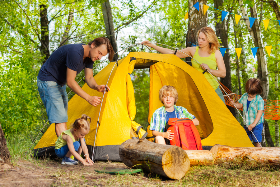 tente des campings dans les Epesses