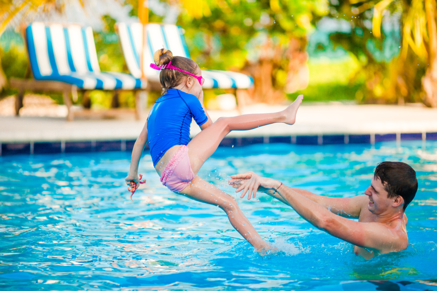 piscine camping Ain avec enfants